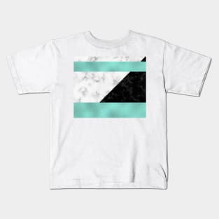 Mint marble X Kids T-Shirt